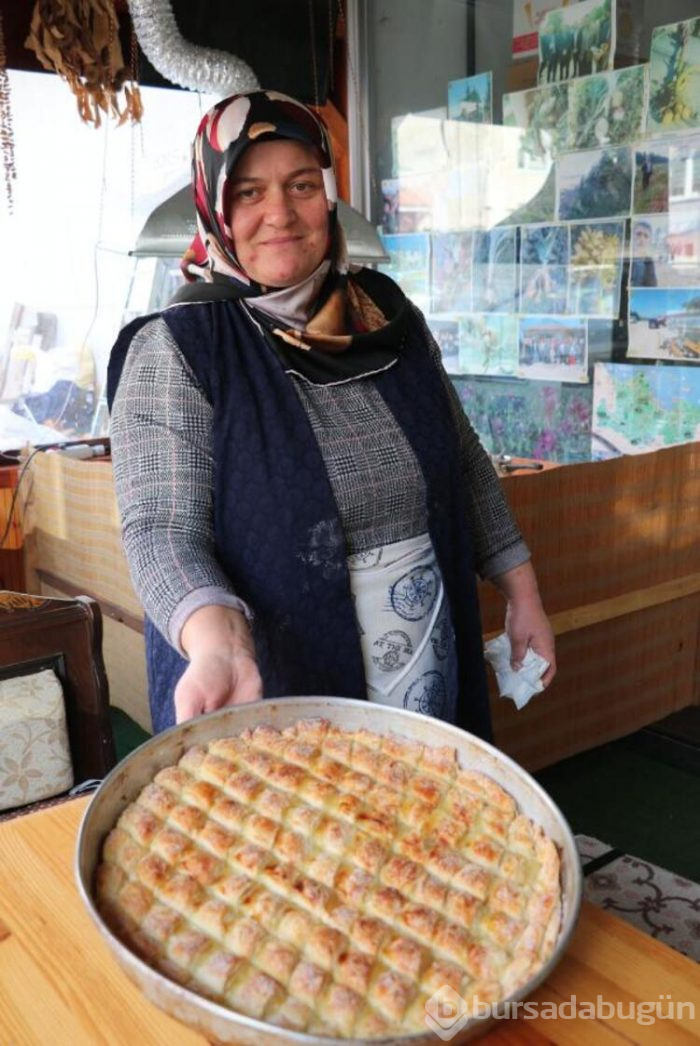 Salepten baklava yapımına başlandı