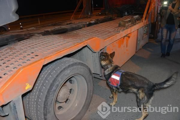 Çekicide 47 kilo esrar ele geçirildi!