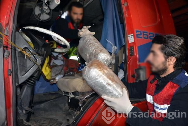 Çekicide 47 kilo esrar ele geçirildi!