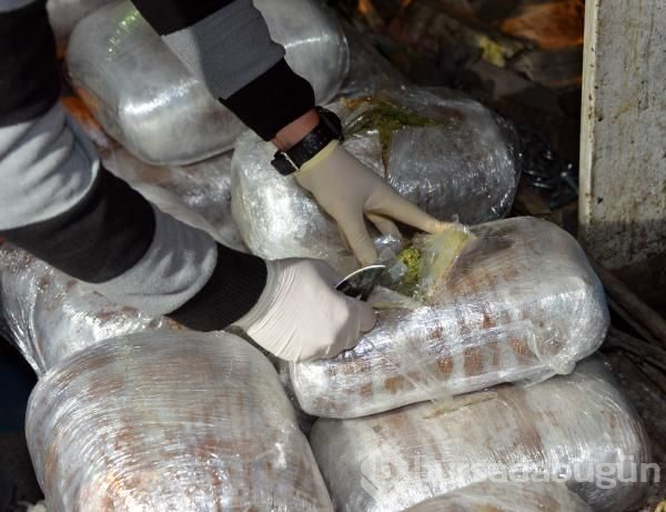 Çekicide 47 kilo esrar ele geçirildi!