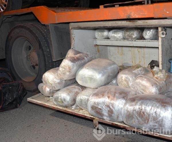 Çekicide 47 kilo esrar ele geçirildi!