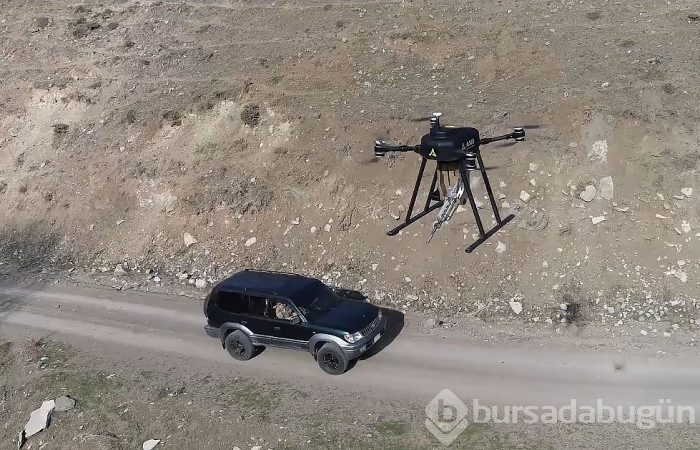 Silahlı drone!