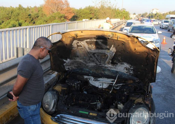 6 bin liraya yaptırılan otomobil 5'inci kilometrede yandı