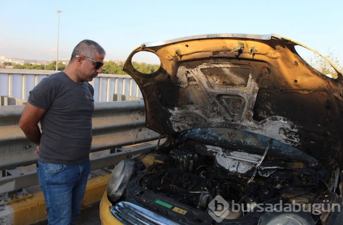 6 bin liraya yaptırılan otomobil 5'inci kilometrede yandı