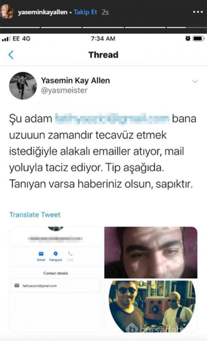 Yasemin Allen sapığı ifşa etti!