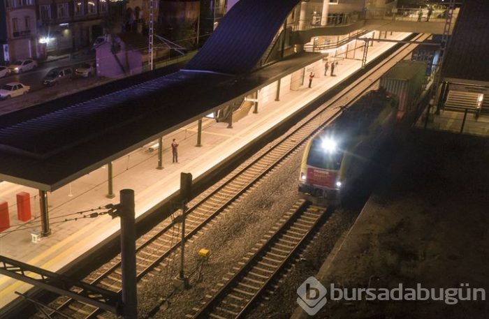 Çin'den Avrupa'ya giden ilk yük treni Marmaray'dan geçti