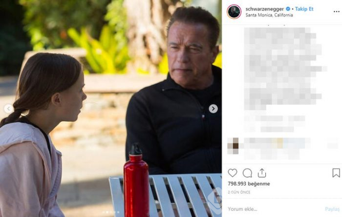 Genç aktivist Greta Thunberg arabayı kaptı