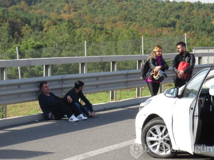 Beykoz Kuzey Marmara Otoyulu'nda kaza! 4 yaralı...