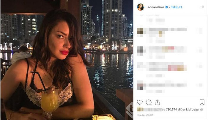 Adriana Lima'nın en sevilen fotoğrafları