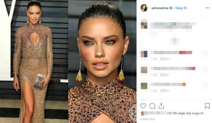 Adriana Lima'nın en sevilen fotoğrafları