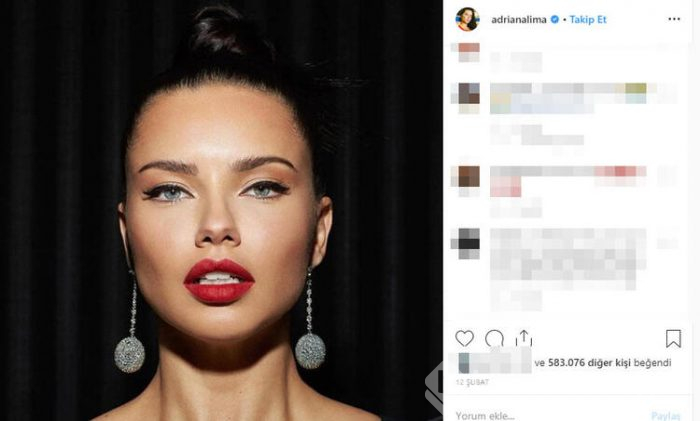 Adriana Lima'nın en sevilen fotoğrafları