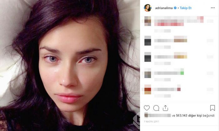 Adriana Lima'nın en sevilen fotoğrafları
