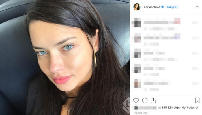 Adriana Lima'nın en sevilen fotoğrafları