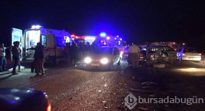 Bursa'da can pazarı: 1 ölü 20 yaralı
