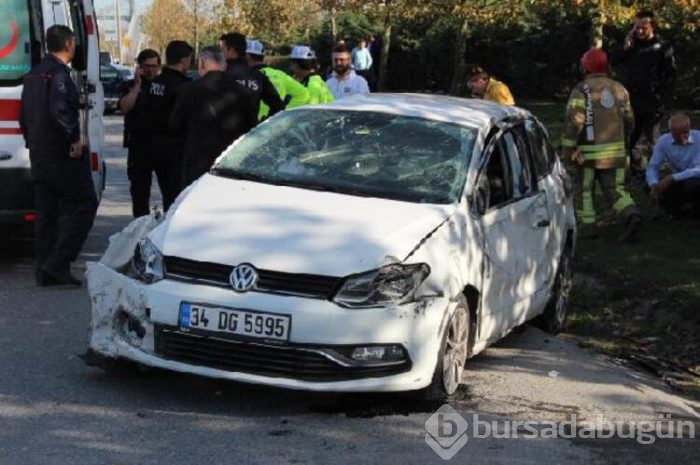 Nikah törenine giden aile kaza yaptı!