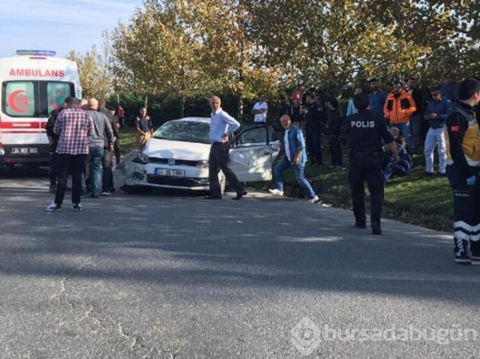 Nikah törenine giden aile kaza yaptı!