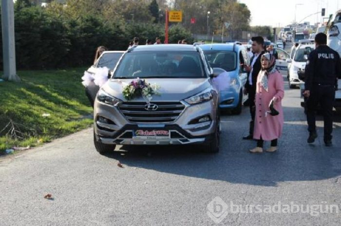 Nikah törenine giden aile kaza yaptı!