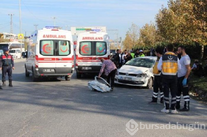 Nikah törenine giden aile kaza yaptı!