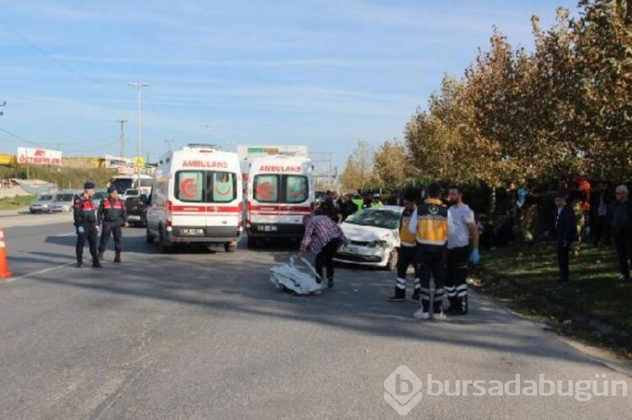 Nikah törenine giden aile kaza yaptı!