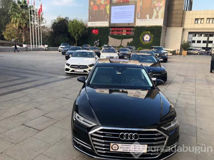Emniyetin önü lüks araçla doldu!