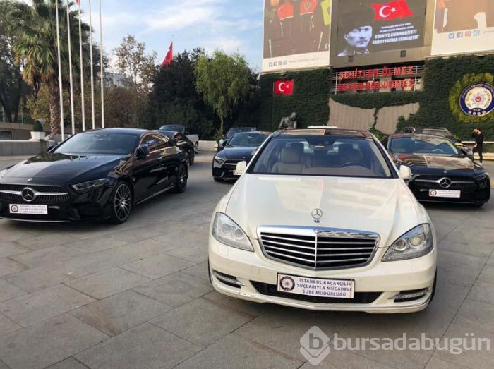 Emniyetin önü lüks araçla doldu!