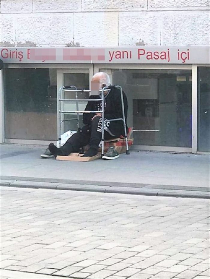 Dilenci 'Ev aldım borcum var' dedi!