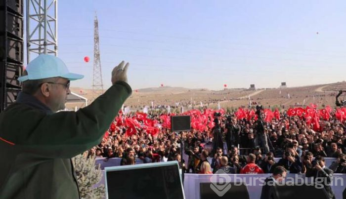 Cumhurbaşkanı Recep Tayyip Erdoğan fidan dikti!