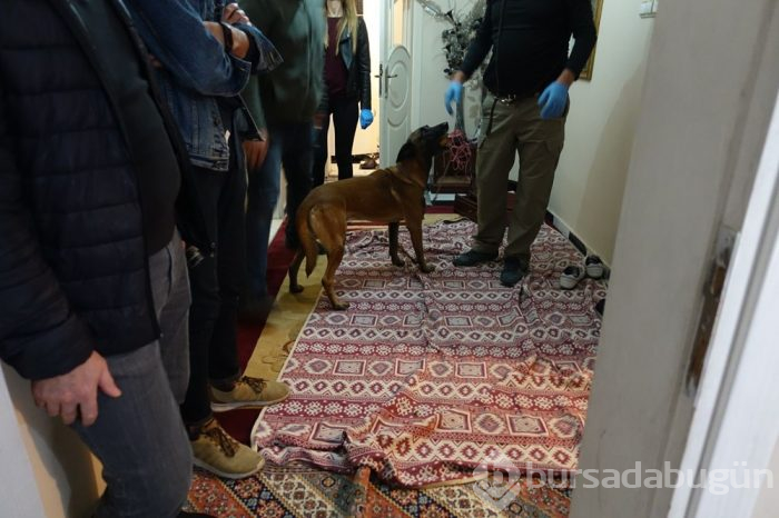 Bursa'da uyuşturucu satıcılarına yönelik şafak operasyonu