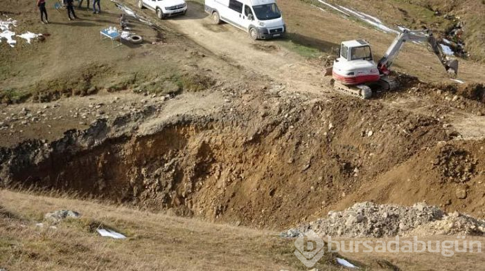 Gölden define çıkmayınca çalışmalar durduruldu 