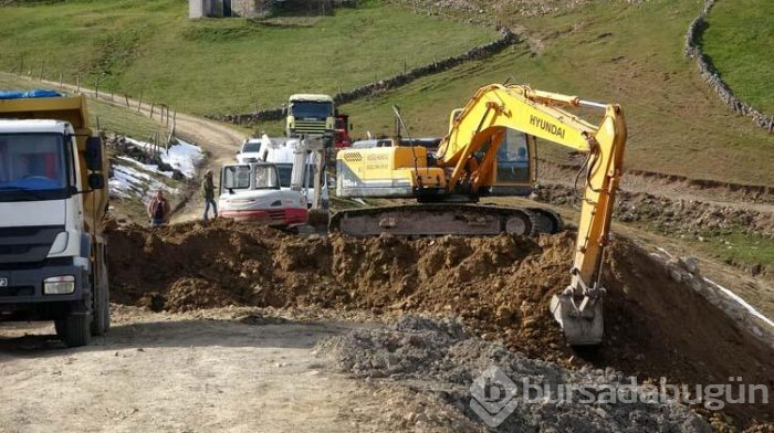 Gölden define çıkmayınca çalışmalar durduruldu 