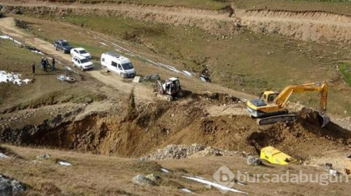 Gölden define çıkmayınca çalışmalar durduruldu 