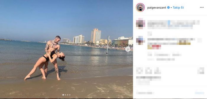 Paige VanZant, İsrail'de ortaya çıktı