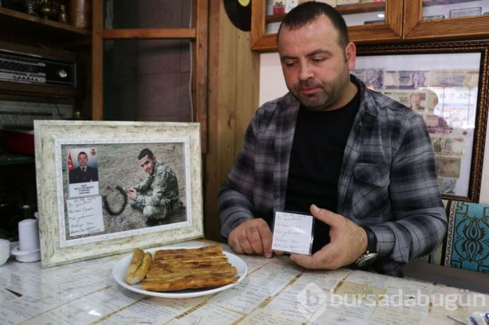 Şehidin 'Cennete pide yollar mısın' notuna pide siparişi yağıyor
