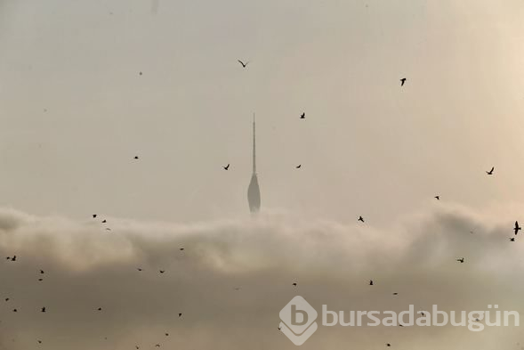 İstanbul sisin etkisiyle görünmez oldu 