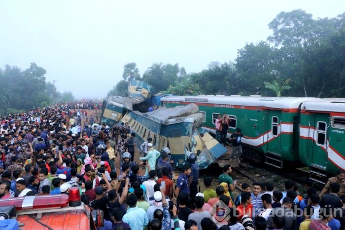 Bangladeş'te tren kazası: 16 ölü