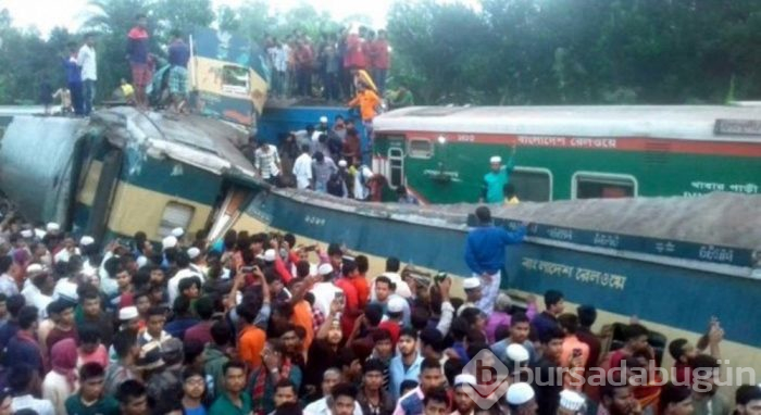 Bangladeş'te tren kazası: 16 ölü