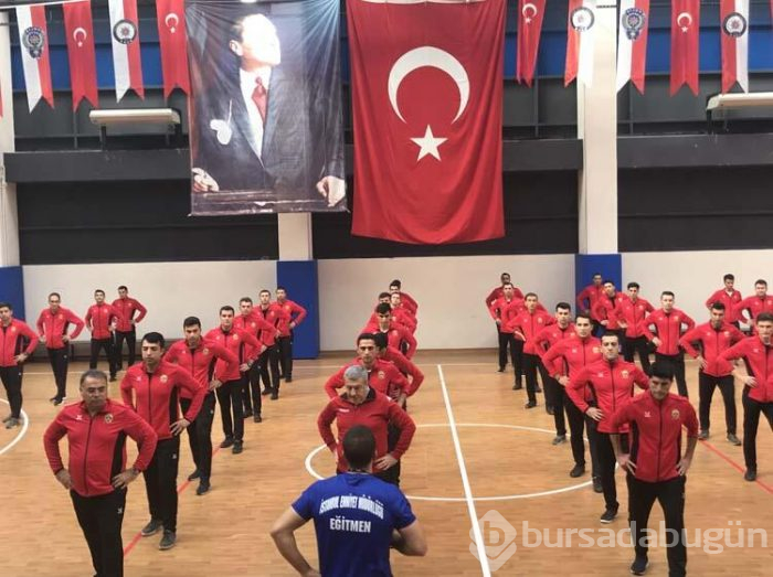 Artık polisler de spor yaparak zinde kalacak