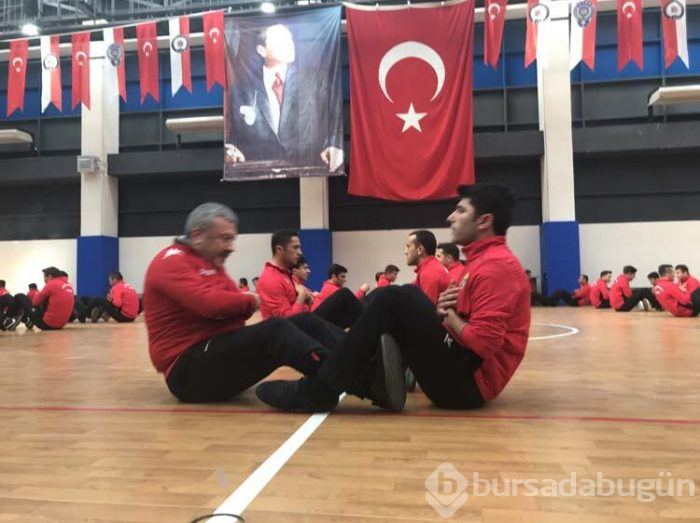 Artık polisler de spor yaparak zinde kalacak
