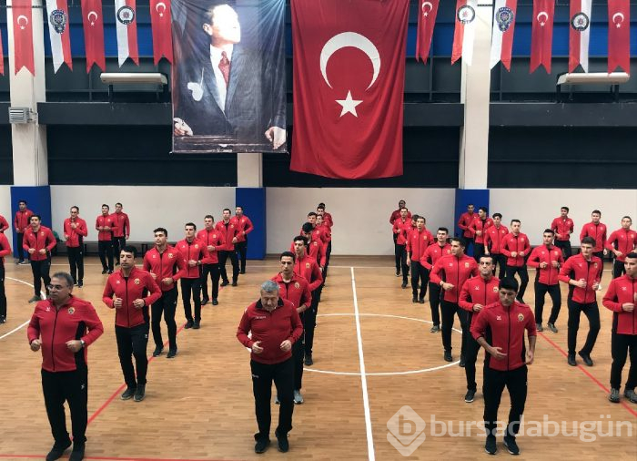 Artık polisler de spor yaparak zinde kalacak