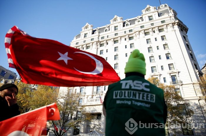 Erdoğan ABD'de sevgi gösterileriyle karşılandı!