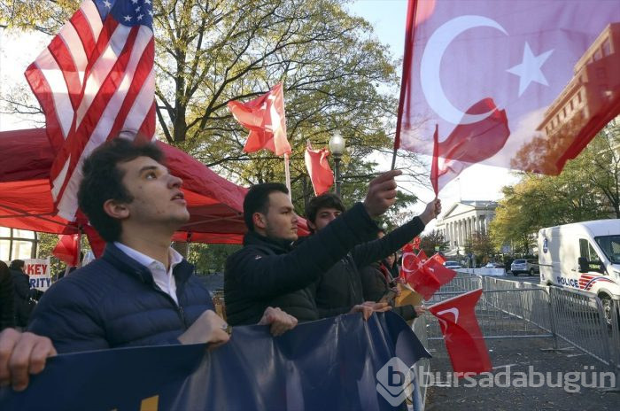 Erdoğan ABD'de sevgi gösterileriyle karşılandı!