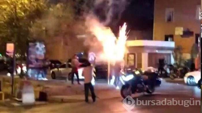 İstanbul'un göbeğinde terör estirdiler!