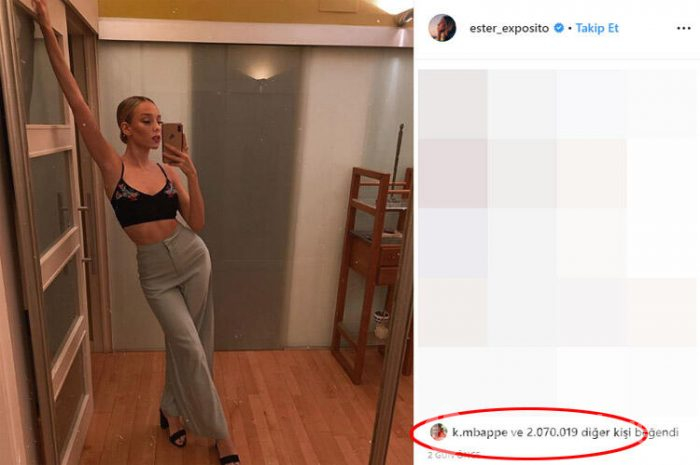 Mbappe, Ester Exposito'nun peşinde!