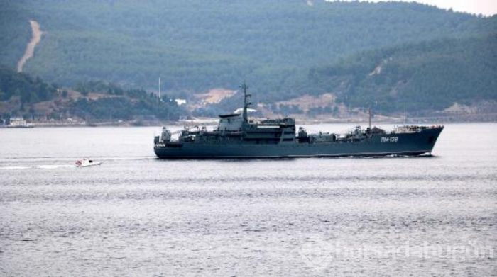 Rus savaş gemileri, Çanakkale Boğazı'ndan geçti