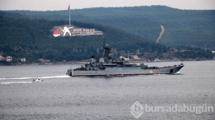 Rus savaş gemileri, Çanakkale Boğazı'ndan geçti