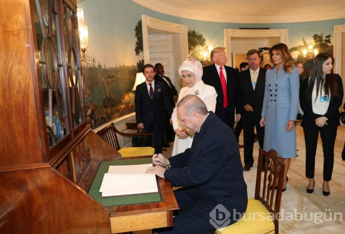 Cumhurbaşkanı Erdoğan Beyaz Saray'da (Görüşmeden kareler)
