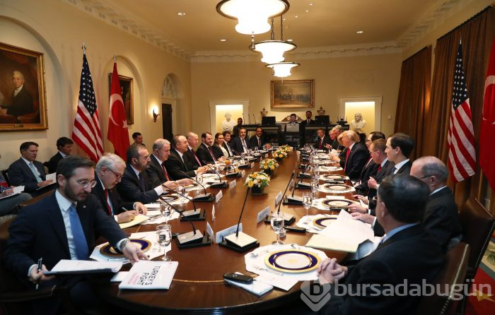 Cumhurbaşkanı Erdoğan Beyaz Saray'da (Görüşmeden kareler)
