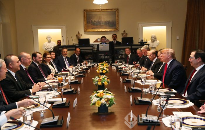 Cumhurbaşkanı Erdoğan Beyaz Saray'da (Görüşmeden kareler)
