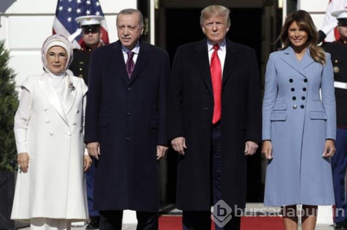 Erdoğan ve Trump görüşmesinden kareler!