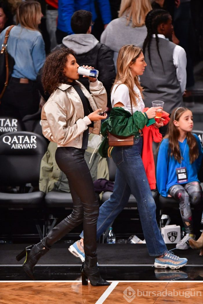 NBA maçlarında dikkat çeken ünlüler... 